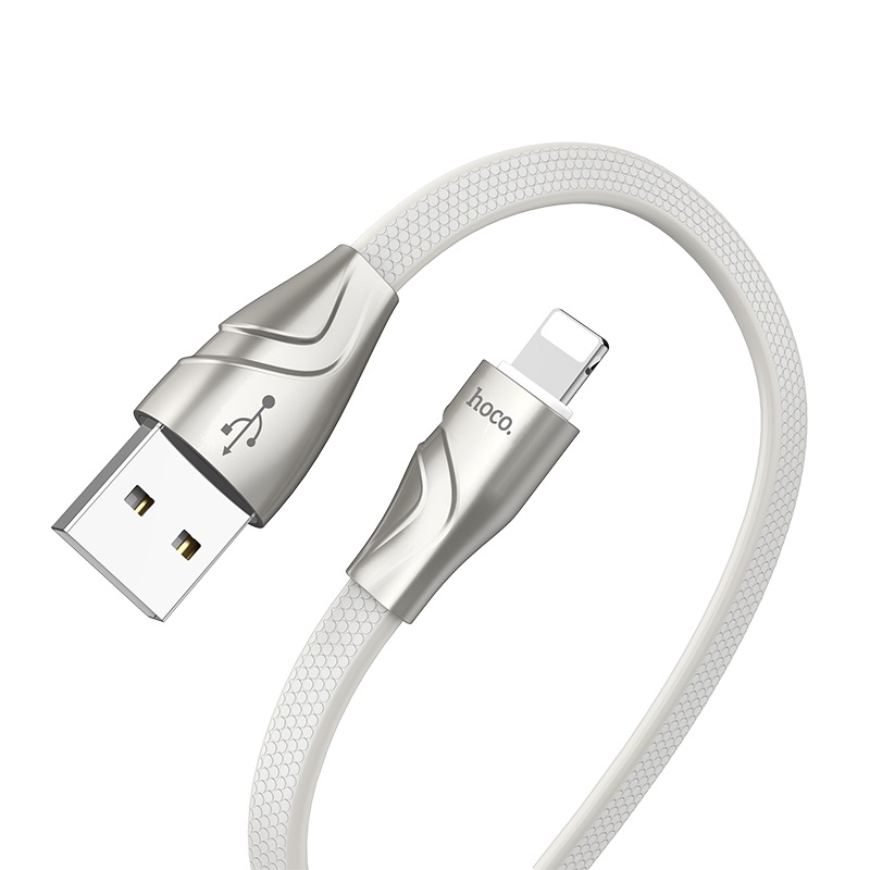 hoco u57 lightning twisting charging data cable flexible