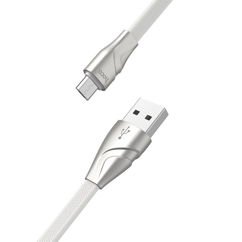 hoco u57 micro usb twisting charging data cable joints