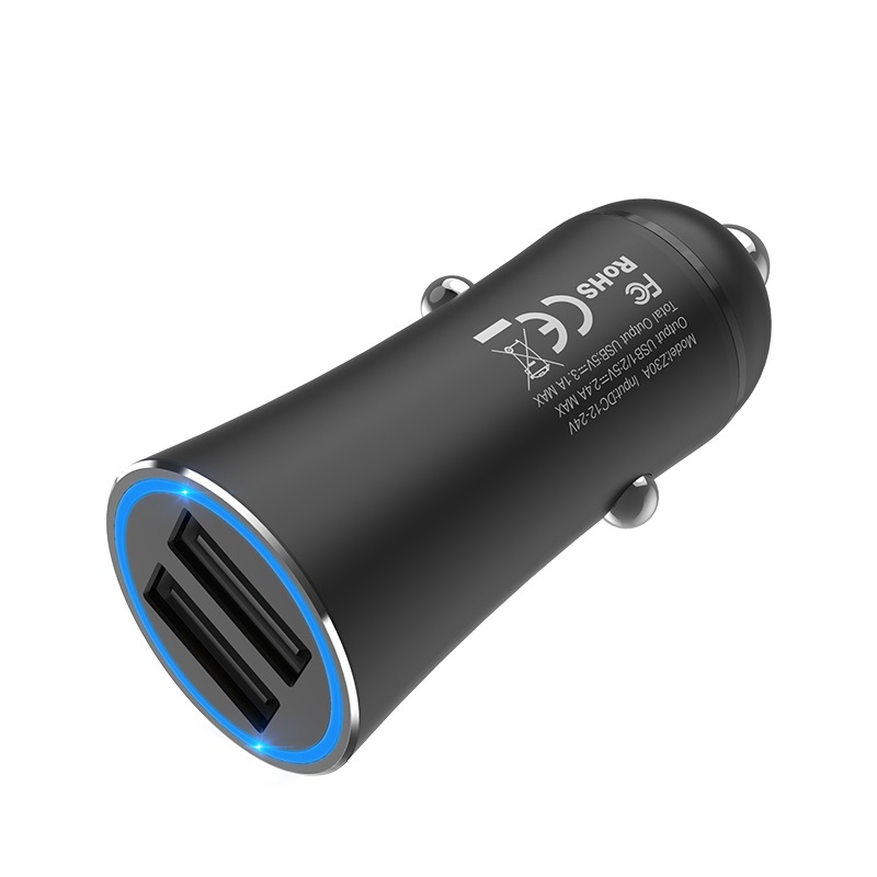 hoco z30a easy route dual port car charger usb