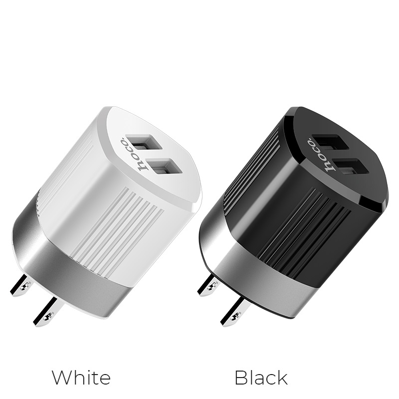 hoco c55 energy dual port charger us colors