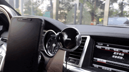 hoco ca48 automatic induction wireless charging in car holder