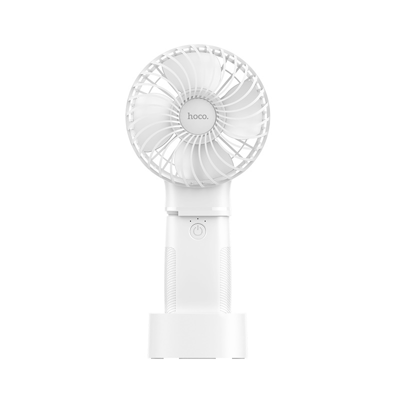 hoco f11 handheld charging fan with built in power bank front