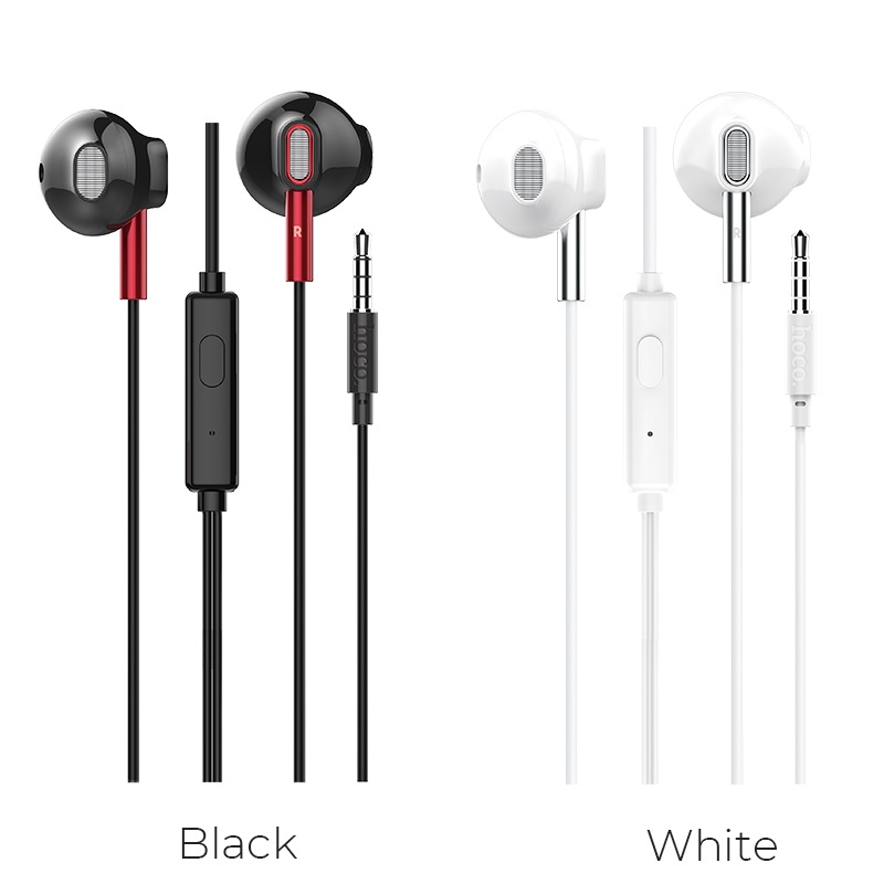 hoco m57 sky sound universal wired earphones with mic colors