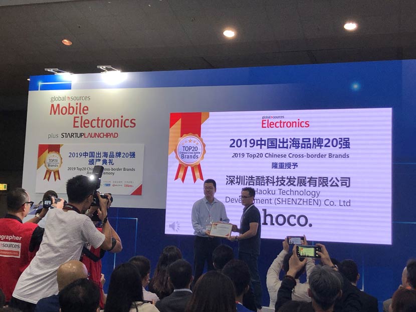 hoco новости 2019 hong kong global sources весенняя выставка мобильной электроники 16