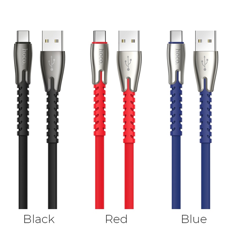 hoco u58 core charging data cable for type c colors