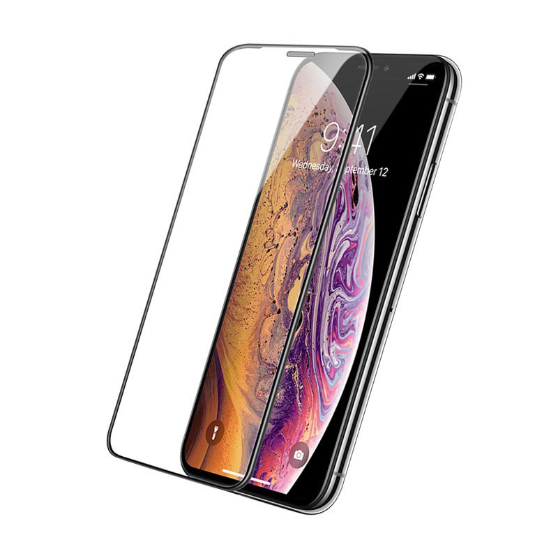 hoco a16 dustproof hd tempered glass for iphone x xs max xr phone