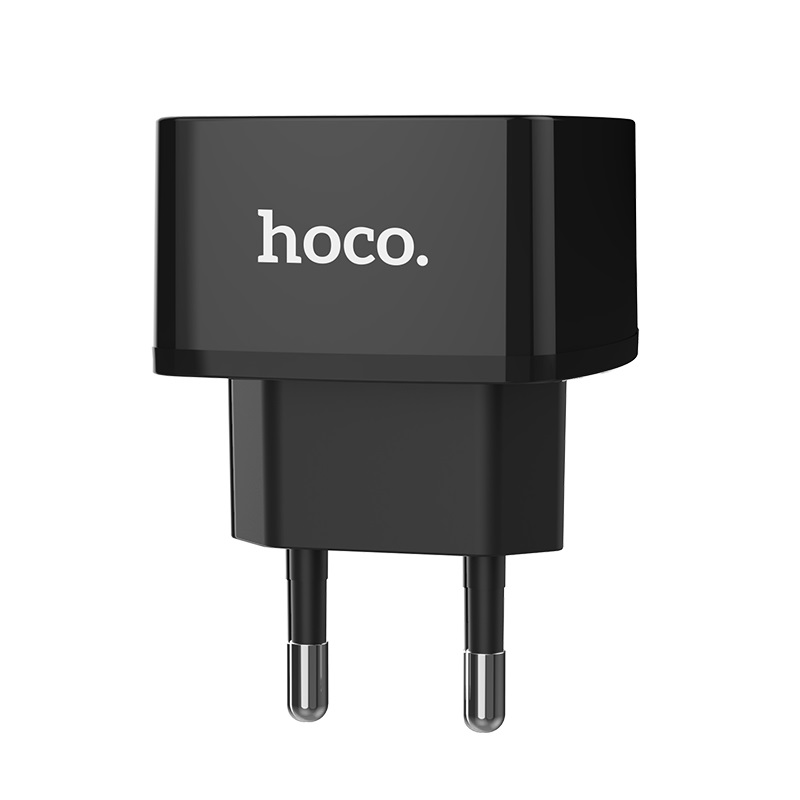 hoco c70a cutting edge single port qc30 charger eu logo