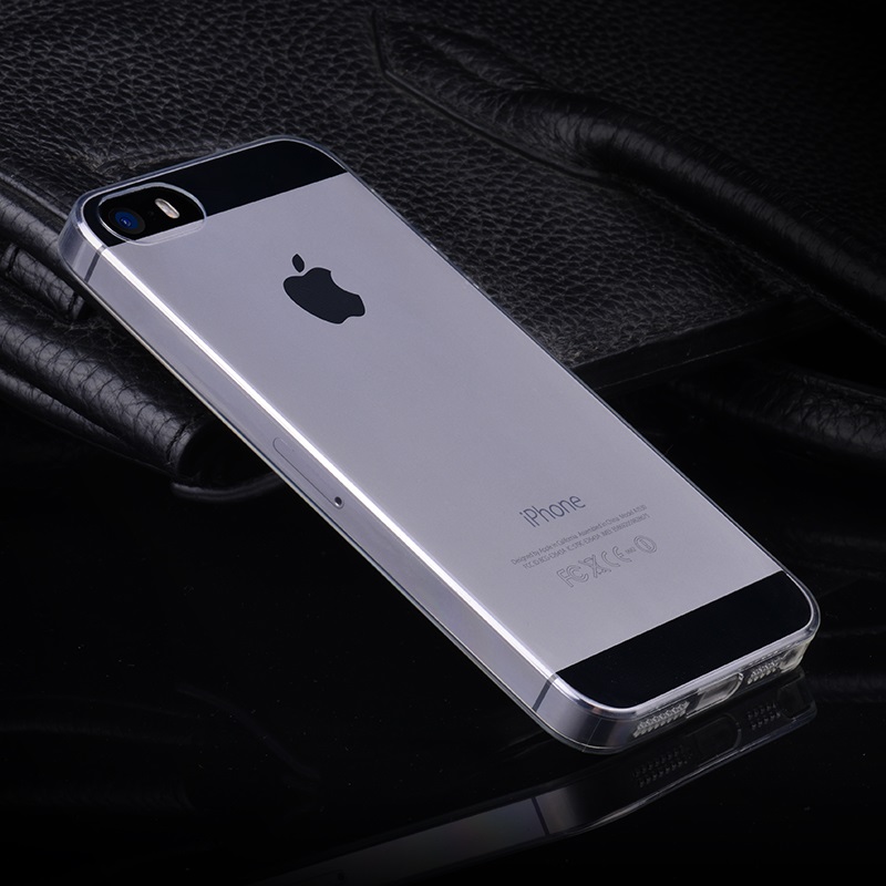 hoco crystal clear series tpu protective case for iphone 5 5s se tarnish phone