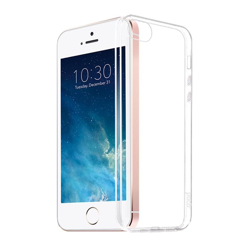 hoco crystal clear series tpu protective case for iphone 5 5s se