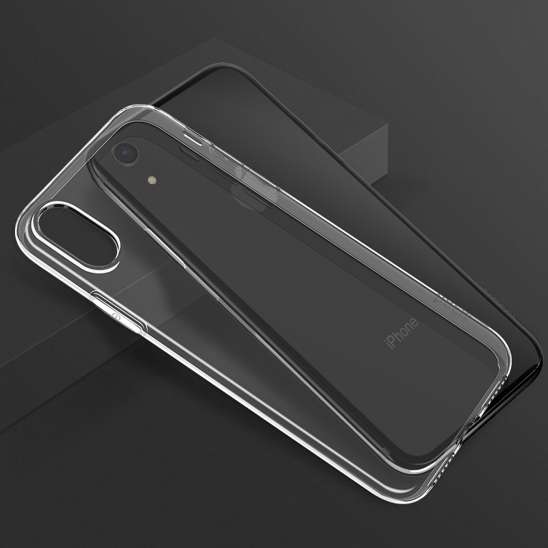 hoco crystal clear series tpu protective case for iphone xr overview