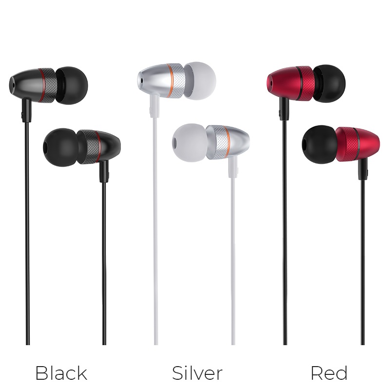 hoco m59 magnificent universal earphones with mic colors