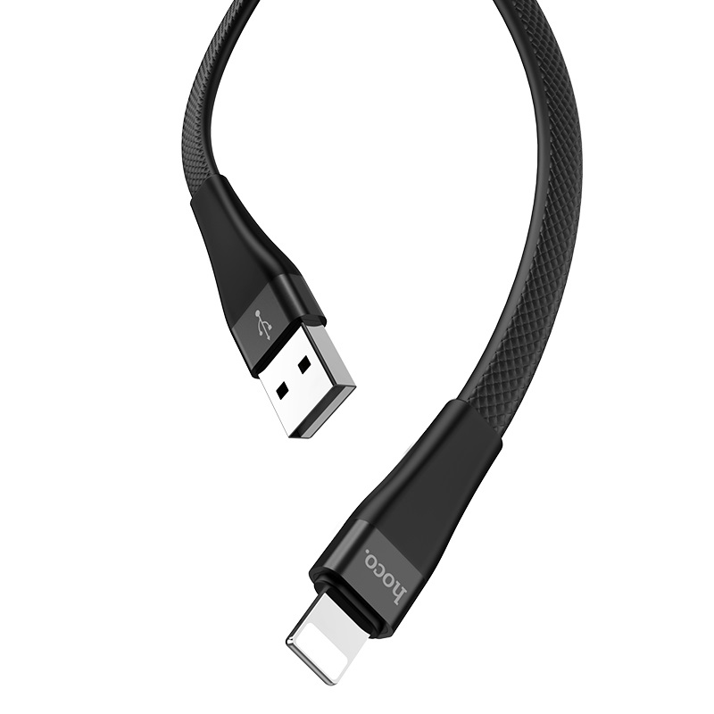 hoco s4 charging data cable with timing display for lightning wire