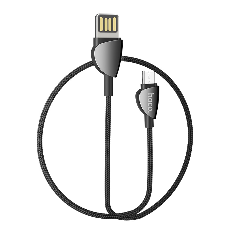 hoco u62 simple charging data cable for micro usb rounded