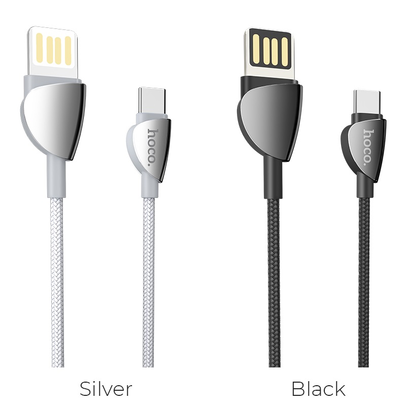 hoco u62 simple charging data cable for type c colors