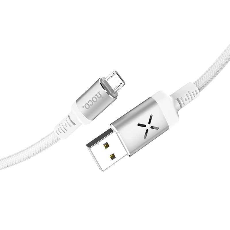 hoco u63 spirit зарядный дата кабель для micro usb штекер