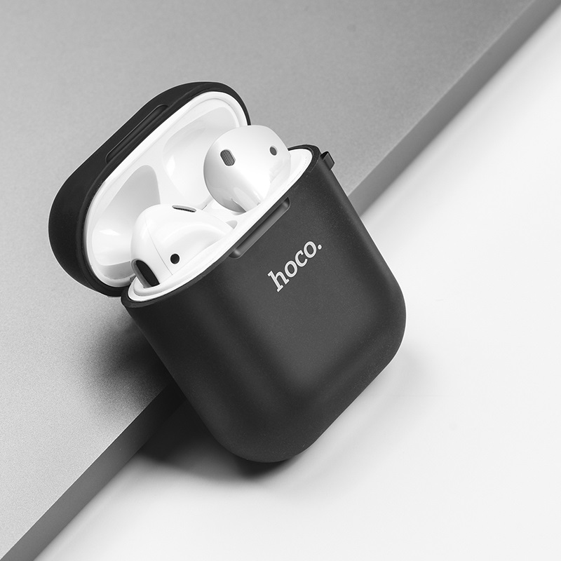 hoco airpods 1 2 wireless headset tpu case overview