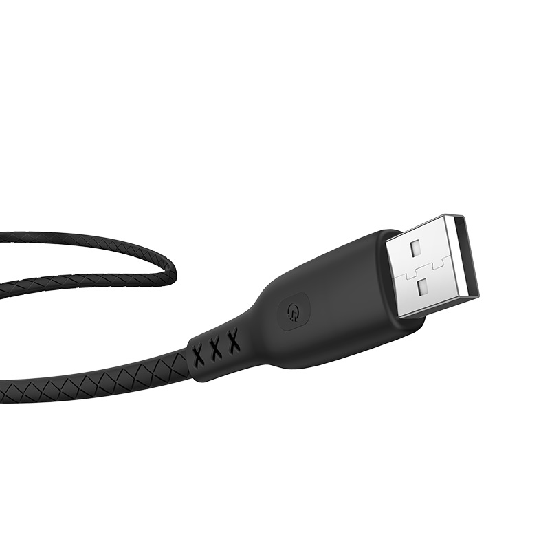 hoco s6 sentinel charging data cable with timing display for lightning button
