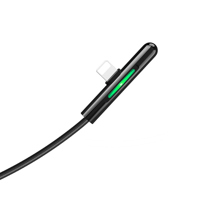 hoco u65 colorful magic wand charging data cable for lightning indicator