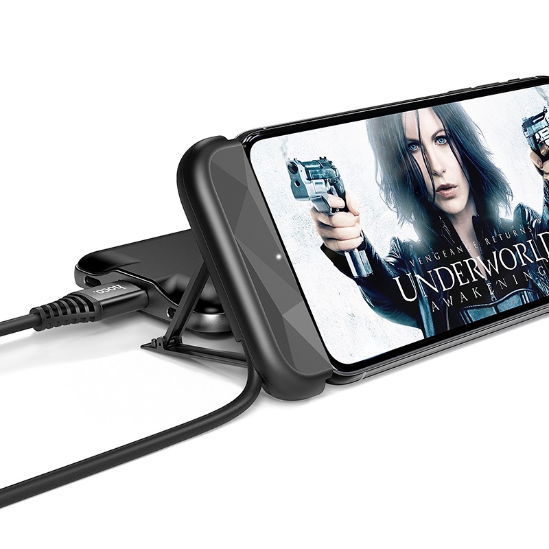 hoco u66 charging cable with bracket for lightning movies