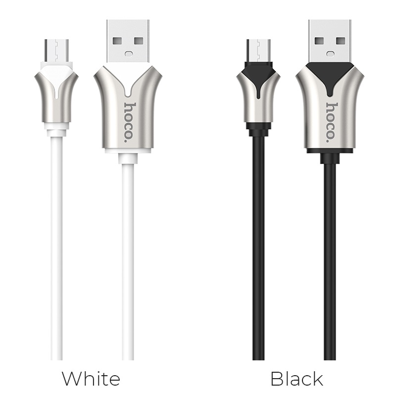 hoco u67 soft silicone charging data cable for micro usb colors