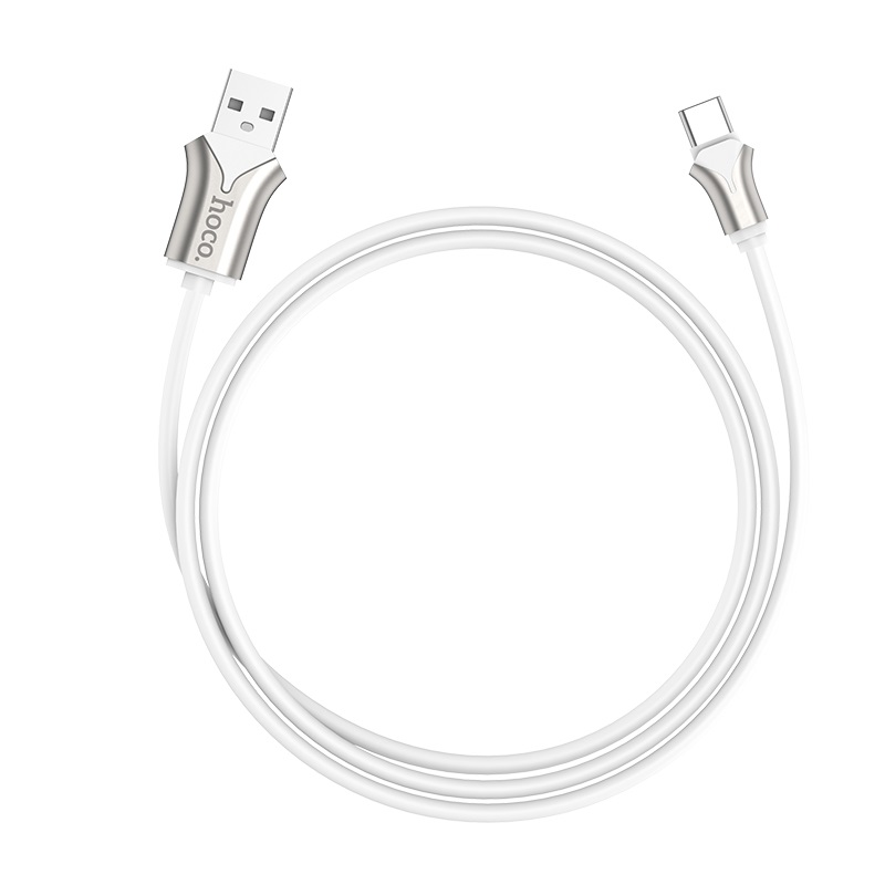 hoco u67 soft silicone charging data cable for type c wire
