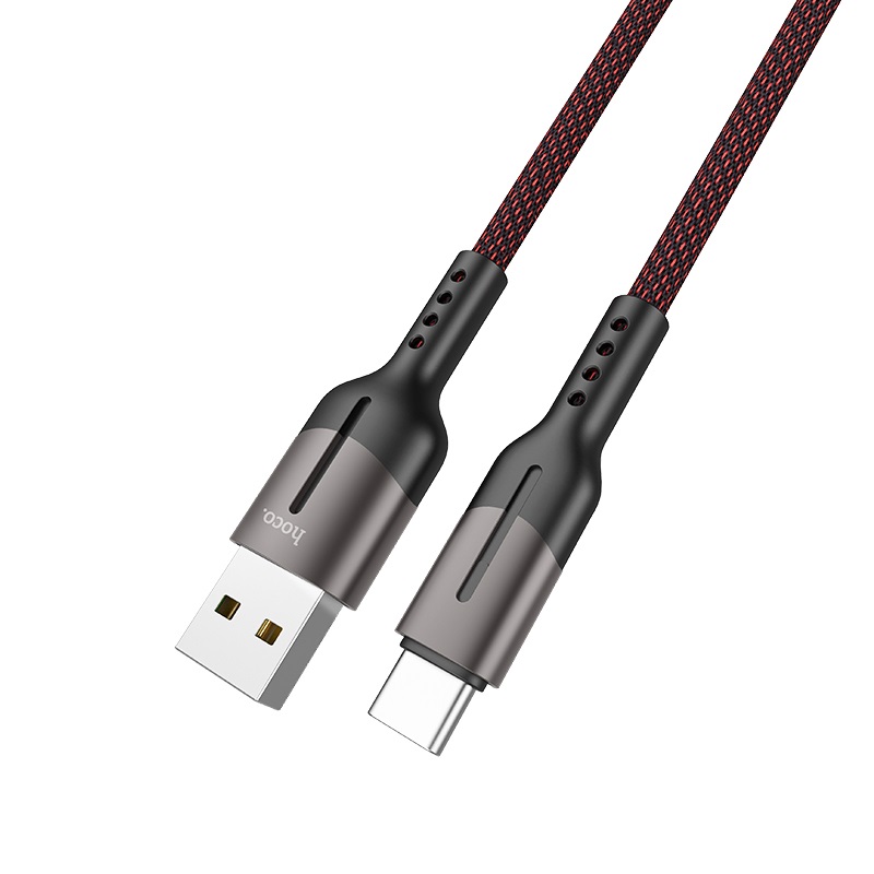 hoco u68 5a gusto flash charging data cable for type c connectors