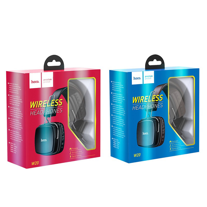 hoco w20 gleeful wireless headphones packages