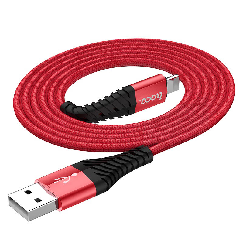 hoco x38 cool charging data cable for lightning folded