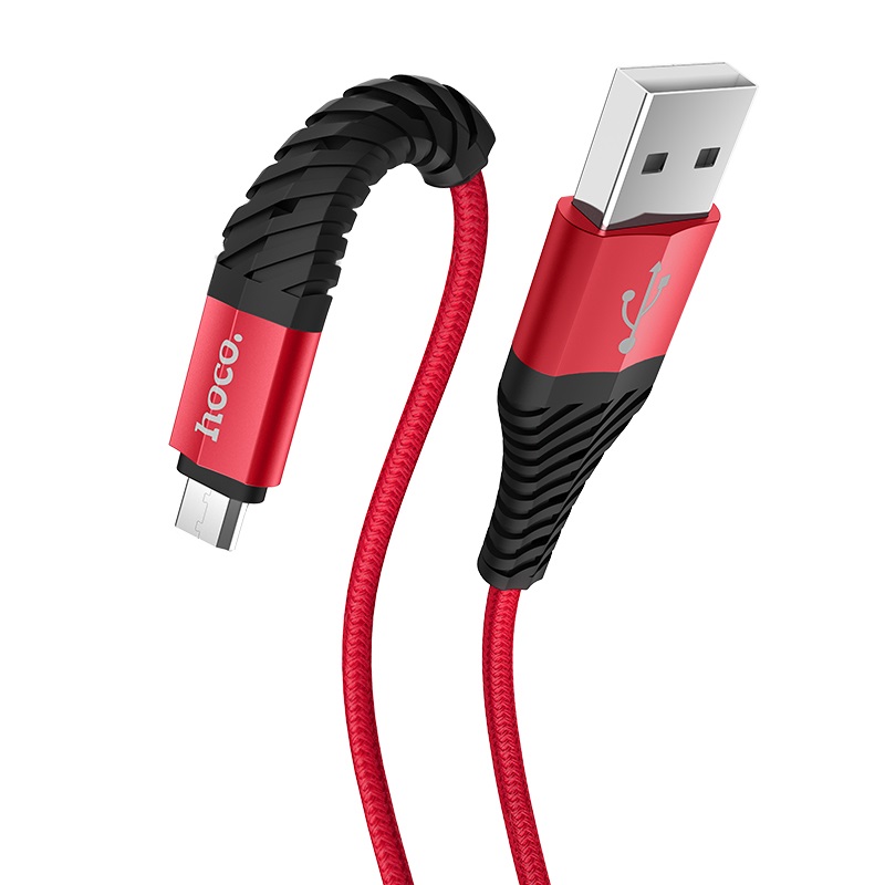hoco x38 cool charging зарядный дата кабель для micro usb гибкий