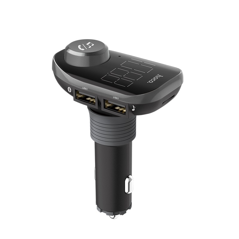 hoco e45 happy route car wireless fm transmitter car charger dual output
