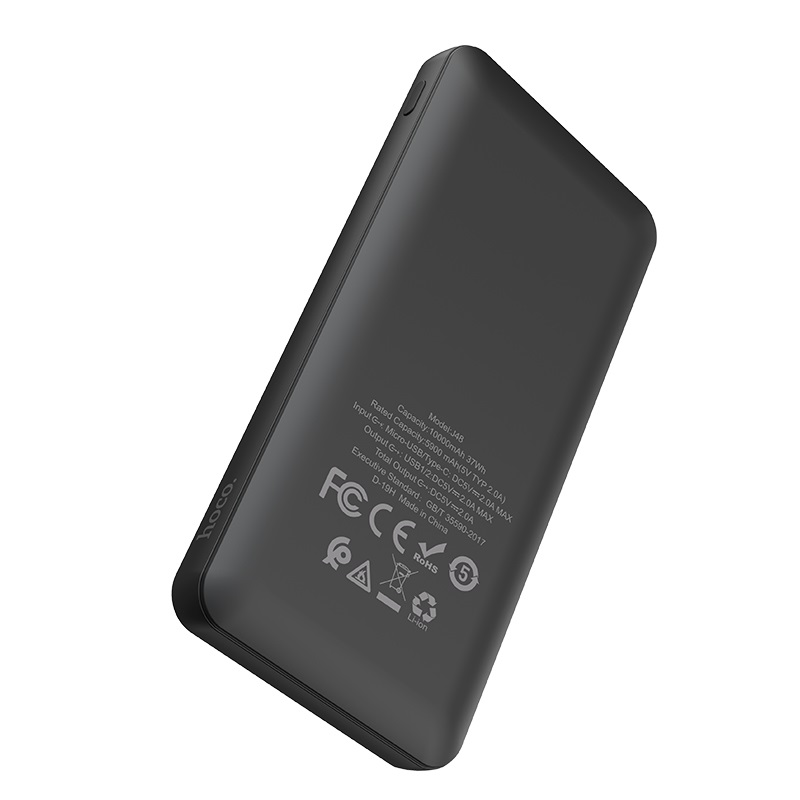 hoco j48 nimble портативный аккумулятор 10000mah характеристики