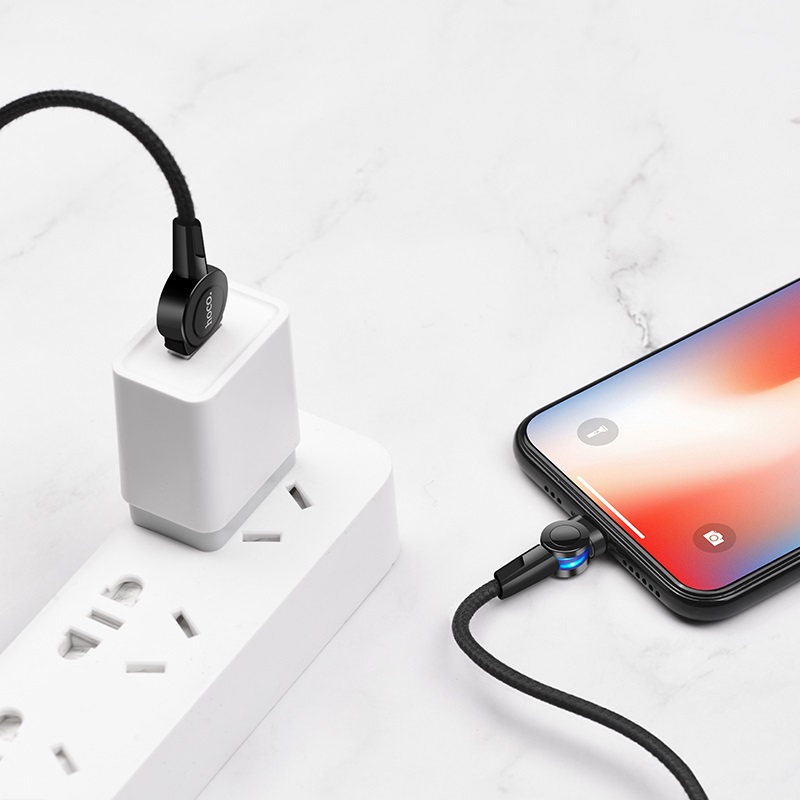 hoco selected s8 magnetic charging cable for lightning charger