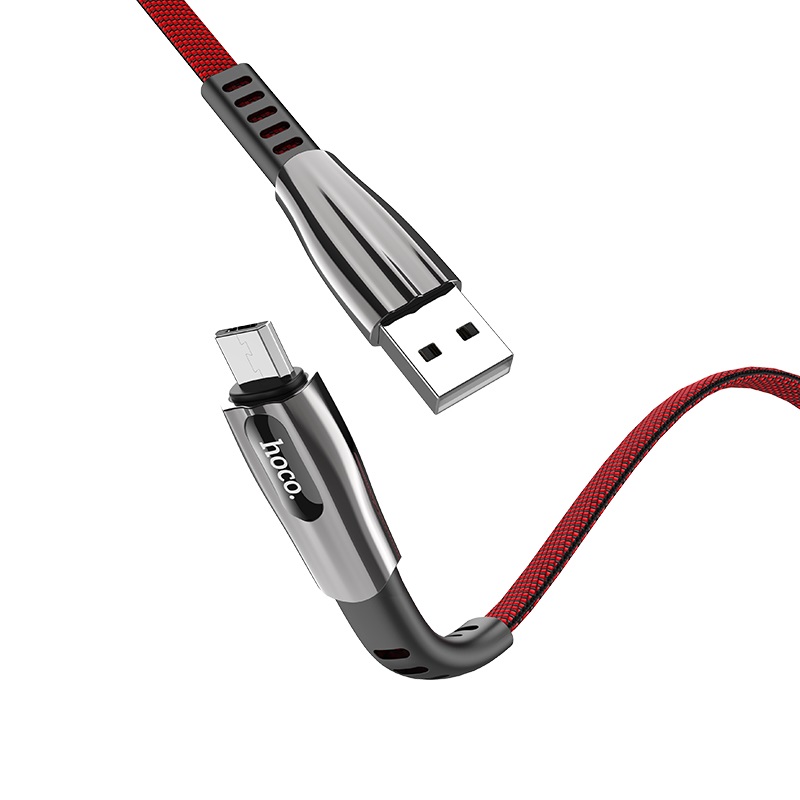 hoco u70 splendor зарядный дата кабель для micro usb logo