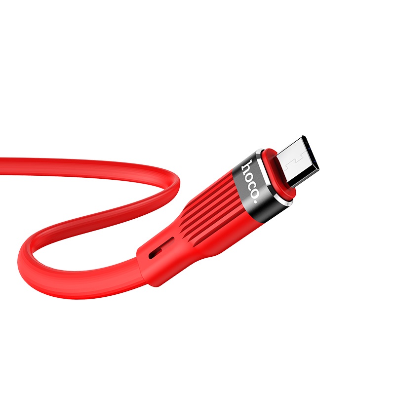 hoco u72 forest silicone charging data cable for micro usb shell