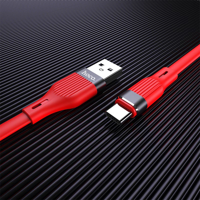 hoco u72 forest silicone charging data cable for type c interior