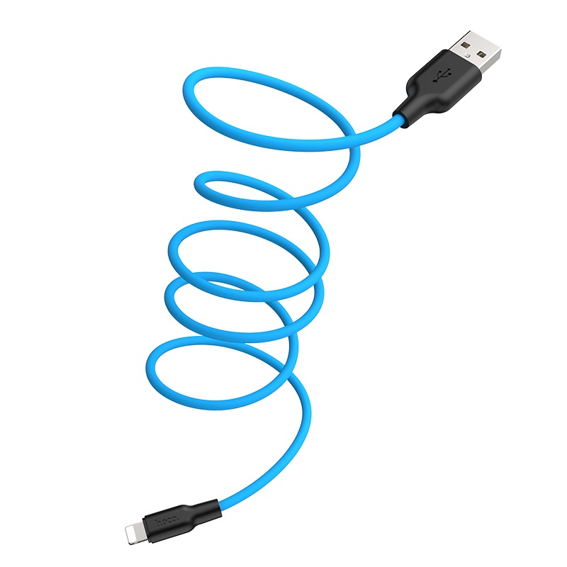 hoco x21 plus lightning silicone charging cable