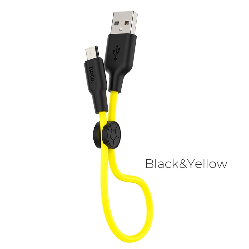 x21 plus micro usb 25cm black yellow