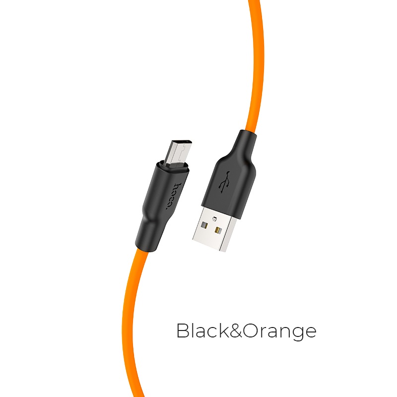 x21 plus micro usb black orange
