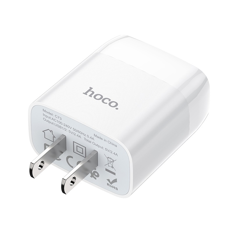 hoco c73 glorious dual port charger us specs