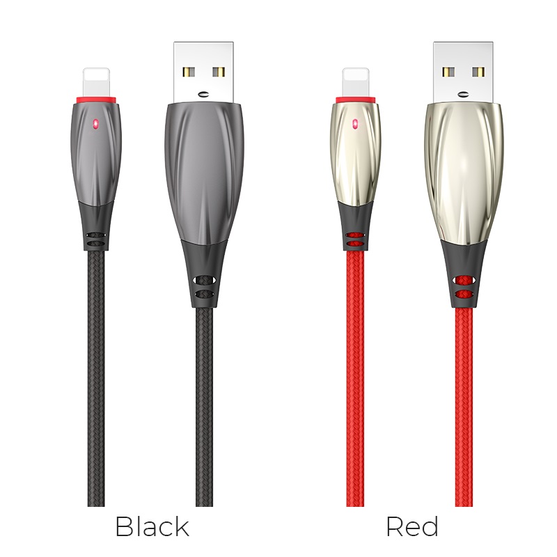 hoco u71 star charging data cable for lightning colors
