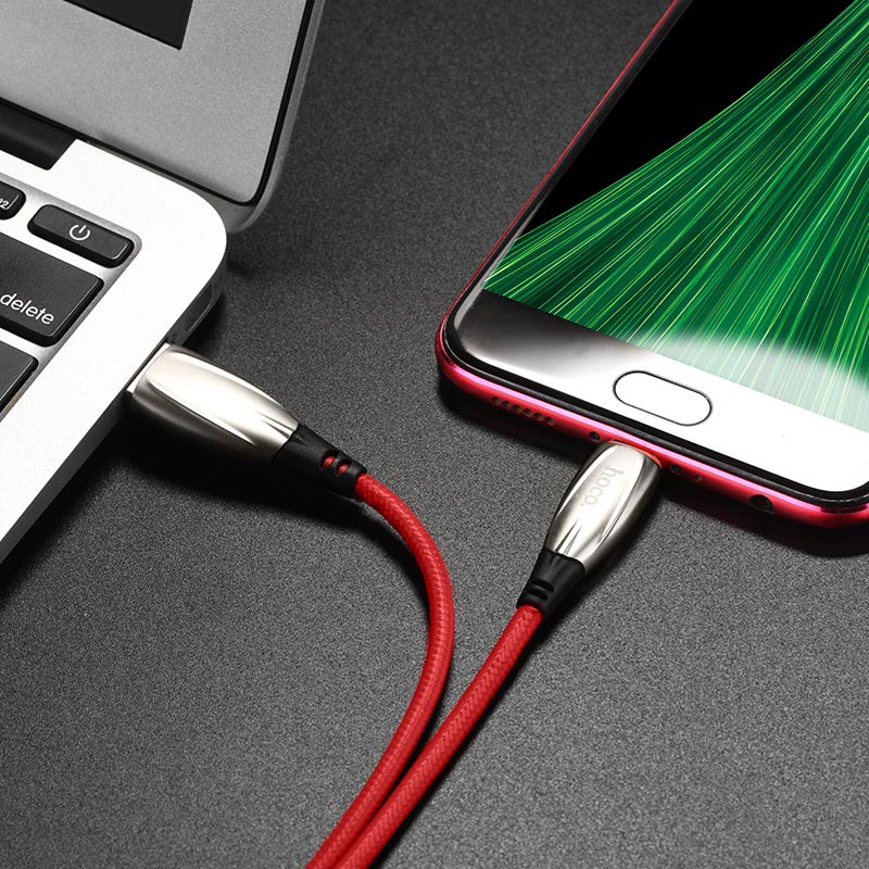 hoco u71 star charging data cable for micro usb interior