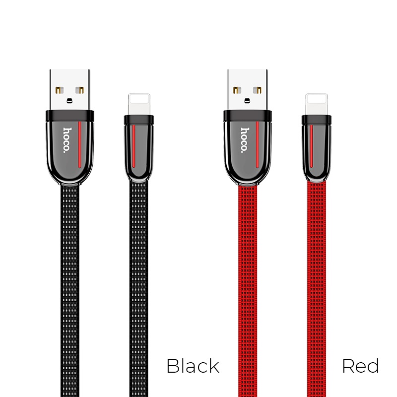 hoco u74 grand charging data cable for lightning colors