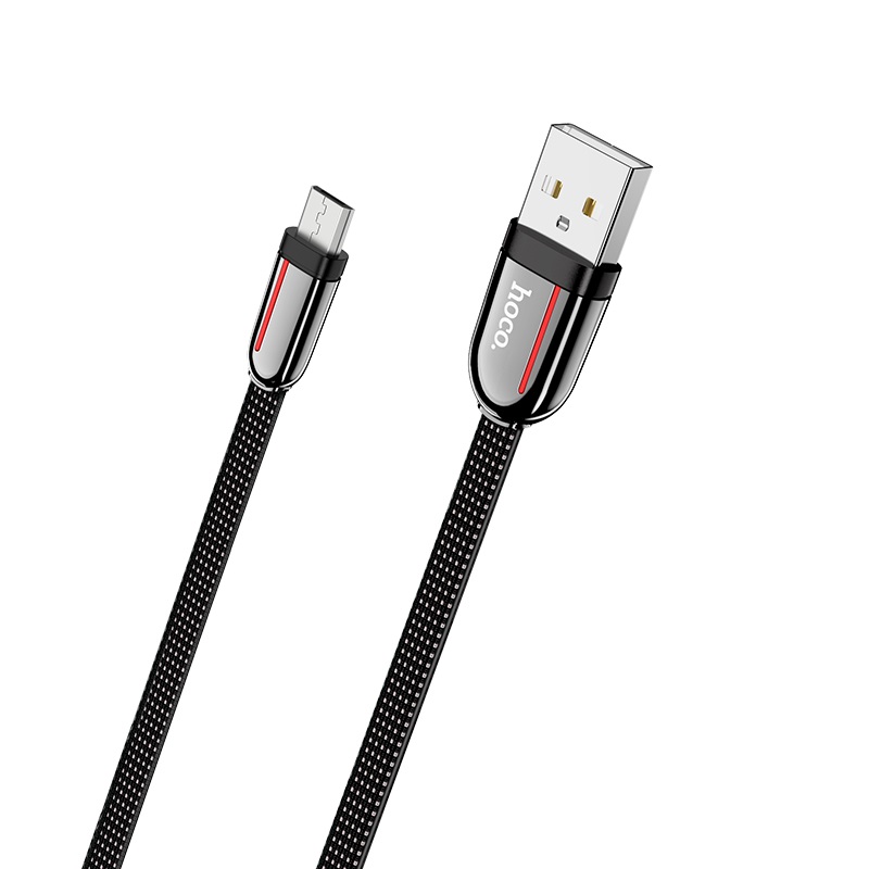 hoco u74 grand charging data cable for micro usb flat wire