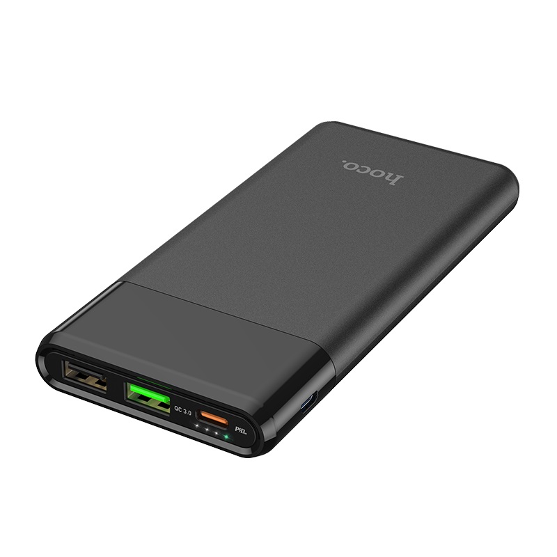 hoco j58 cosmo pd qc30 mobile power bank 10000mah ports