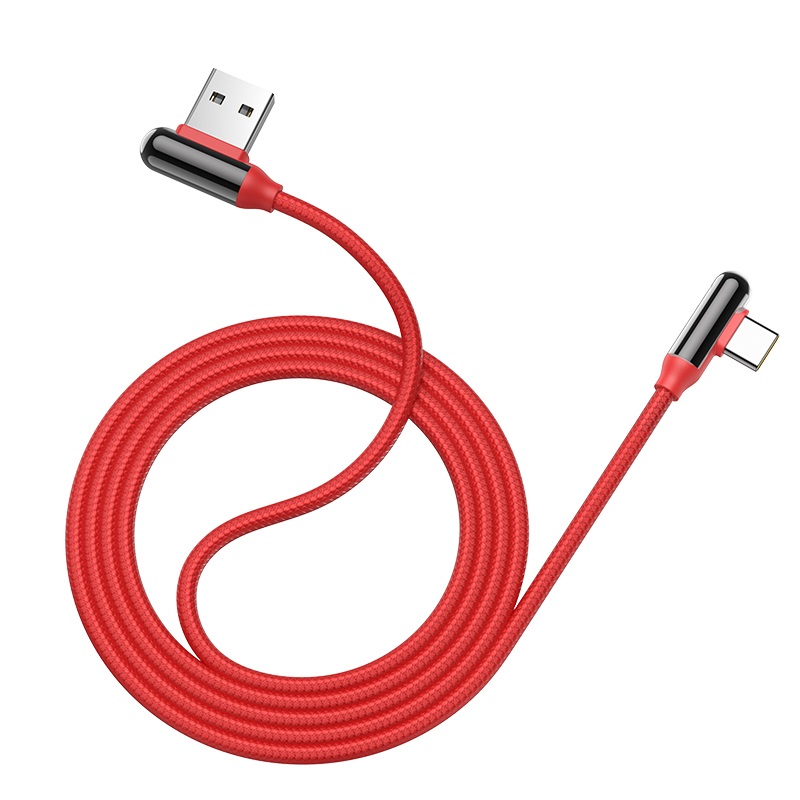 hoco u77 excellent elbow charging data cable for type c connectors