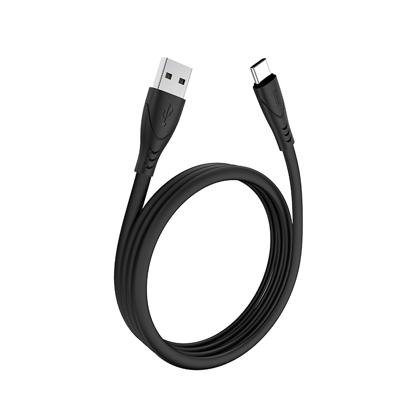 hoco x42 soft silicone charging cable for type c folded