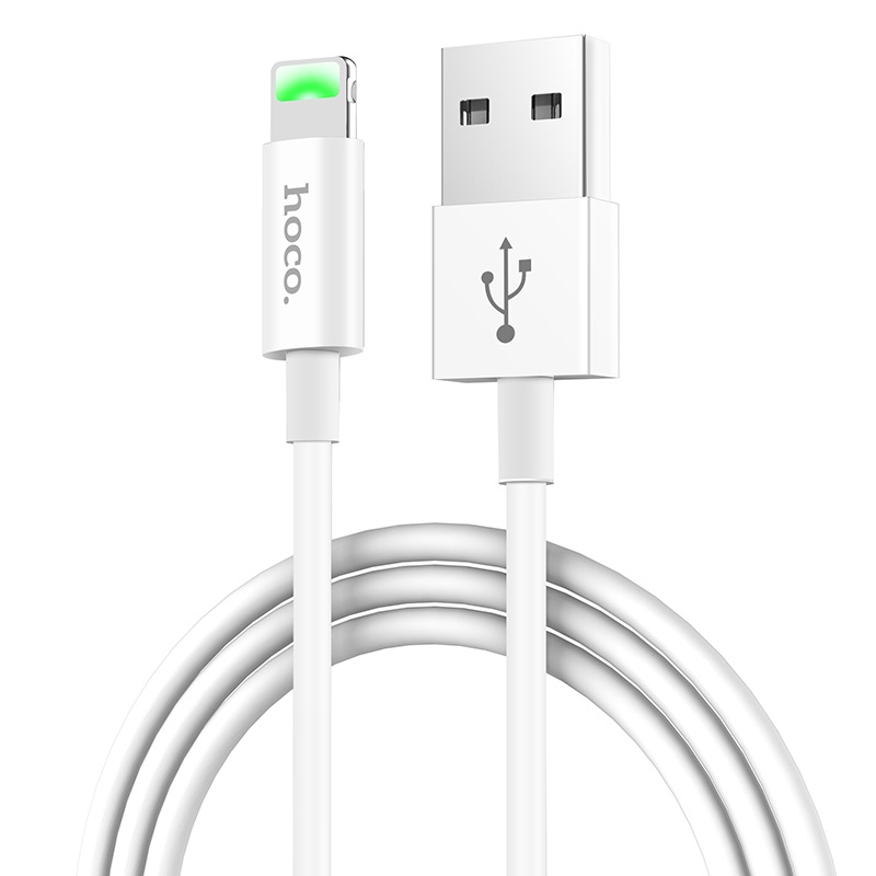 hoco x43 satellite charging data cable for lightning rounded