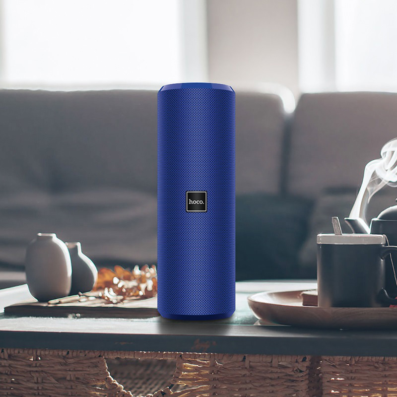 hoco bs33 voice sports wireless speaker interior blue