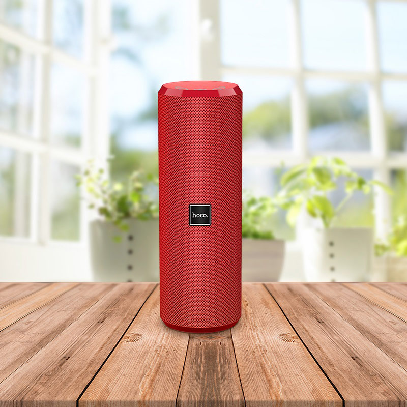 hoco bs33 voice sports wireless speaker interior red