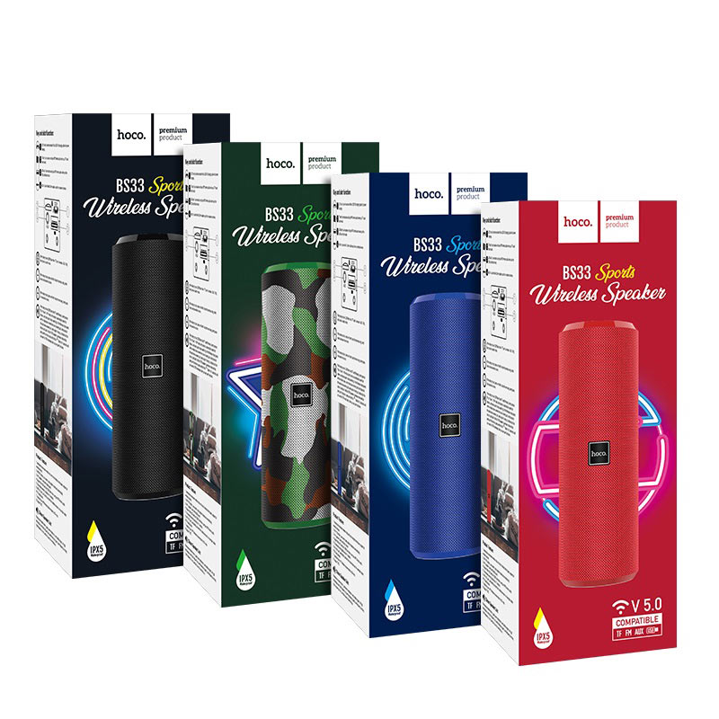hoco bs33 voice sports wireless speaker packages